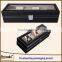 pu watch box/leather tube watch box/fastener closure leather tube watch box