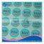 scratch off digital code label sticker