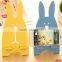 Wooden Rabbit Cell phone Stand Cradle, Cute Rabbit Smartphone Stand Docking Bench