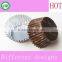high-quality foil container chocolate cup mould with fancy printing