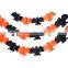 Black and Orange Vampire Bat hanging paper garland for halloween decoration