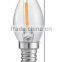 2016 Newest Design LED C7 dimmable Filament Bulb 1 watt led bulb