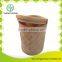 bamboo woven storage bin with cover