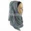 Wholesale Printed Cotton Jersey Shawl Hijab Hot Floral Islamic Muslim Hijab Scarf