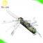 new outdoor camping army folding multi-function knife with compass