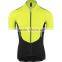 Daijun OEM yellow and black polyester slim fit custom cycling jerseys