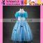 2015 high quality Cinderella cosplay baby dress wholesale short sleeve long style princess dresses for girls 5 to 10 years