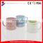 18oz Colored Straight Body Ceramic Mug With Family Design