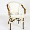 Leisure outdoor aluminium frame mesh dining chair outdoor chair