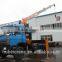 hand operated lifting equipment on truck, Model No.:SQ8S4, 8ton truck crane with telescopic booms.