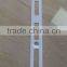 Foshan manufacturer white color iron slatwall single slotted channel