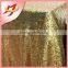 Gold champagne sequin table cloth for wedding/ivory sequin tablecloths