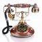 cute antique metal caller id telephone