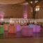 50CM Rome Rotomolding Light-emitting Furniture Wedding Decoration Bar Led Stool