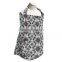 Woven Mulit Color Printing With Inside Pocket Buckle Adjustable Neck Strap Breastfeeding Apron