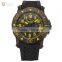 Shark Army Rubber Strap Analog Quartz Outdoors Men Watch