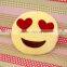 Wholesale popular emoji pillow custom travel pillow emoji massage plush pillow travel pillow