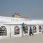 Latest Design White 18m Big Curve Marquee Dome Tent with Aluminum Frame for Events
