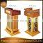 Good quality hotel wooden pulpit, hotel podium, hotel rostrum XYM-P07