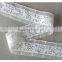Garment decoration 4cm white net embroidery lace trim on wholesale