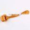Titanium 192 needles Gold Dr roller Seamless needle derma roller