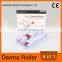 DRS micro needle therapy derma roller kits 300/720/1200 needles stainless 4 in 1 derma roller for anti aging wrinkle removal