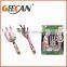Metal mini spades and rake for kids for gardening using