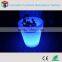 Outdoor Rechargeable Plastic LED Flower Planter