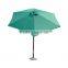 Hotsale outdoor beach green umbrella&hardware