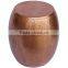 Hammered Copper Drum Table