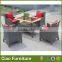 Luxury rattan dining room furniture restaurant dining table chair