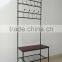 RH-4825 ENTRY WAY Hall Tree Bench Furniture Hook Hanger ORGANIZER Standing Coat Shoe clothes rack
