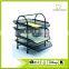 4 Tiers Smoked Pull Metal Mesh Desktop File Organizers,Paper Tray