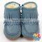 Children Boys And Girls Adding Cashmere Warm Snow Boots Tassel Shoes Kids