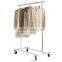 Portable clothes(t-shirt or underwear ) floor display stand set with wheels for shop