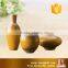 Modern gold color ceramic flower home decoration vase