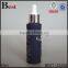 hot products cosmetic gark blue frosted 30ml glass bottle with silver aluminum dropper china suppliers