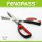 S2-1418 8-3/4 inch good new plastic handle with layer soft grip herb scissors