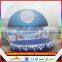 New finished inflatable human size snow globe with factory price