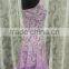 Yifusha women purple floral lace clothing for dance QQ023