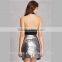 choker neckline with dual button back closures 2017 Online Sexu Bustier Wholesale Ladies Choker Crop Top HSH6015