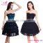 2017 New Arrival More Color Sexy Satin Wedding Lace Corset Dress