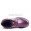 china brand high top children leather casual shoes sample for boys girls, high quality kids casual leather shoes top upper