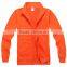 In-stock zipper-up warm elastic knitting pattern hoodie
