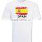 Customized Country T Shirt White 100% Cotton Mens Short Sleeve T Shirt Various Flag Printed T-Shirt Wholesale