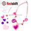 Make your own DIY felt jewelry Felt Necklace Heart benefit price