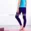 Fitness wear coverstitch women fitness leggings