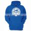 Laides Breathable Anti-Shrink High Quality blue hoodies with printing logo