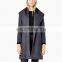 wholesale OEM best quality winter women long sleeve wide lapels cashmere wool coat