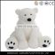 Stuffed mini super soft plush toy crawling polar bear